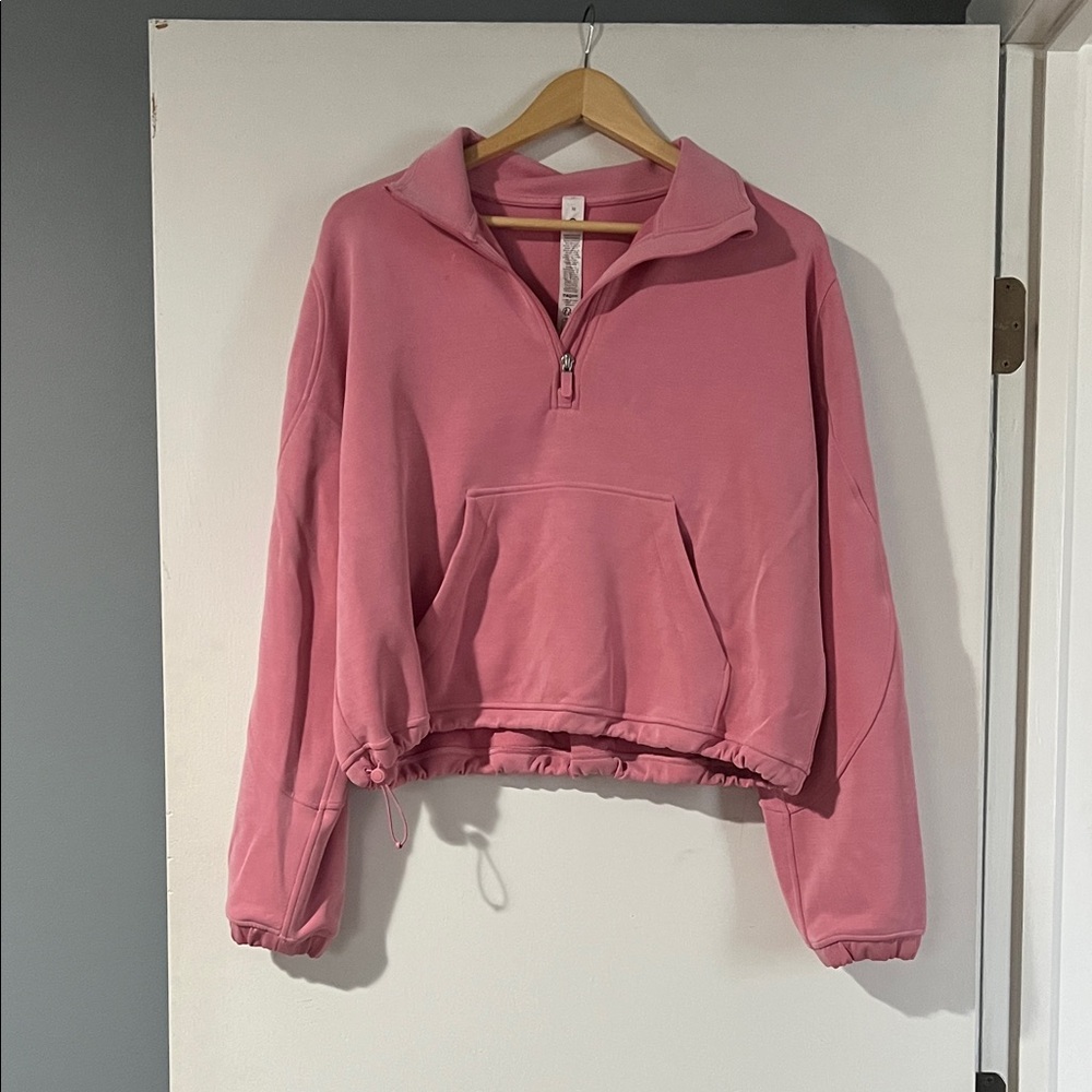 lululemon athletica Pink Half-Zip Hoodie